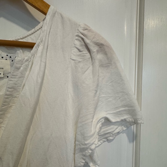 Anthropologie Somerset mini White Dress size medium- hem slightly longer - Picture 15 of 15